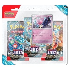 Pokémon Stellar Crown 3-pack Blister | Tinkaton