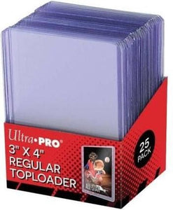 Ultra Pro Regular Toploader 3"x 4" 25 stuks